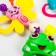 A set of rattles “Gather me”, 6 pcs, bright colors, crumb me