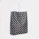 Household bag without fastening, black color