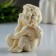 Figure "Angel with the heart" gilding, 6x8x5cm