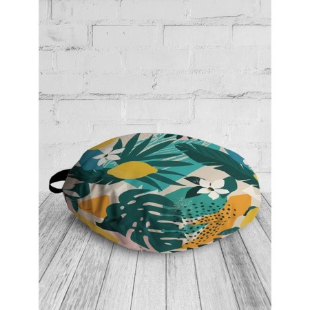 Decorative pillow Siddle on the floor, size 52x52 cm-1