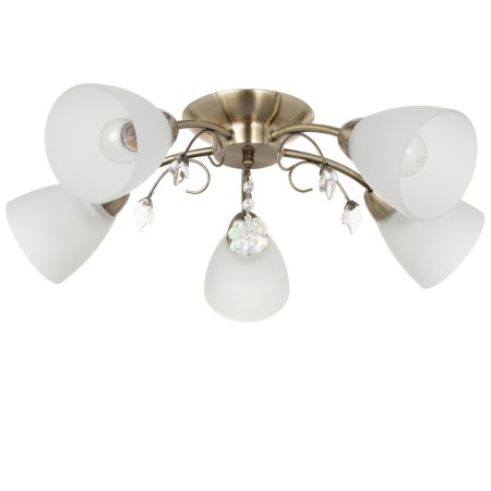 Olivia chandelier 5x40W E27 bronze 52x50x20 cm-1