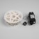 Garland "tinsel" 20 m dew, IP44, silver thread, 600 LED, 8 modes, warm white glow, 18 in