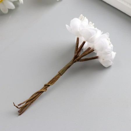 A set of decorative bouquets "Creative" 6pcs, white-1