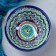 Rishtan ceramics "flowers" 15 cm, small, blue