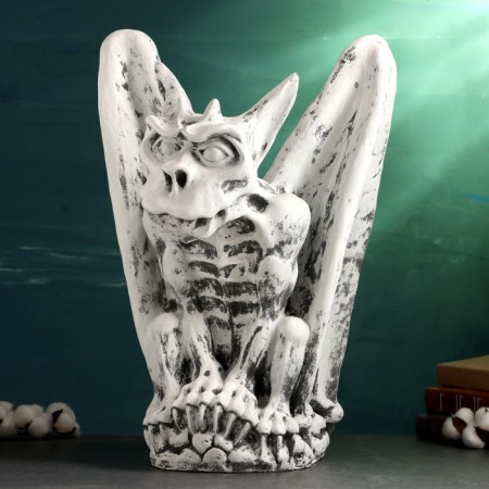 Figure "Gorguli" Gray stone, 39x39x55cm-1