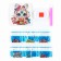 Diamond mosaic sticker for children "Cute Bunny", 9 x 9 cm, set for creativity
