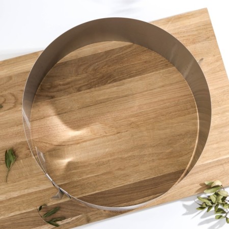 Baking form with size adjustment, 16-28 cm, height 14.5 cm, chrome color-4