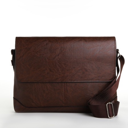 Male bag, brown color-1