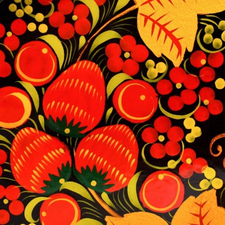 Tray "Kerzhensky", large, Khokhloma-2