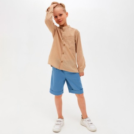 Shorts for the boy Minaku: Casual Collection Blue Blue, Height 98-3