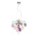 Suspension lamp ST LUCE. SL432.153.05. Sospiro. 5x60 watts, E27, 50x50 cm, chromium color