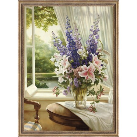 Reproduction of the picture "Manor II", 50x70 cm, frame 56-014