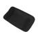 A rug for a armrest 29 × 19, eco -leather, black with red stitch