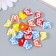A set of buttons of decorative plastic "Butterfly" set of 20 pcs 1.5x1.5 cm mix