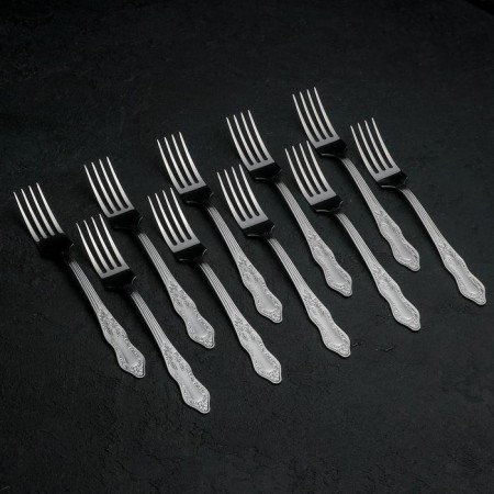 Dining room "Slav", h = 19 cm, thickness 1.2 mm, silver color-2