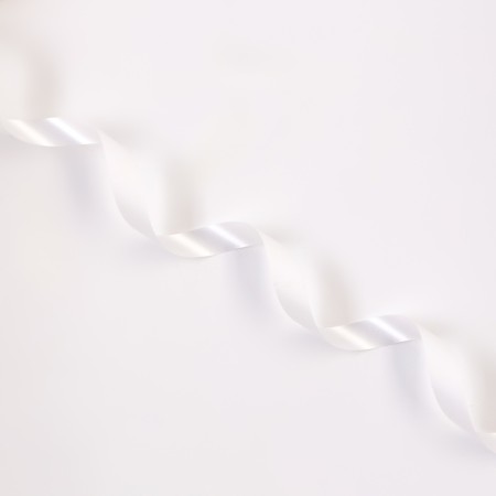 Plastic tape "Bright matte", 1.2cm x 45m, white-2