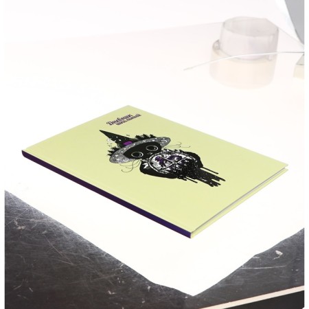 Diary Solid Cover 1-11 grade 48 sheets, "Compass", Cardboard 7BC cover, matte lamination, selective UV-lak, cheat sheet-1