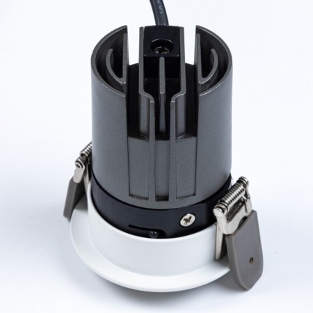 Pointed-built lamp Arte Lamp Scroll A3311PL-1WH, LED, 7 W, 6.3x6.3x7.5 cm, white, black-4