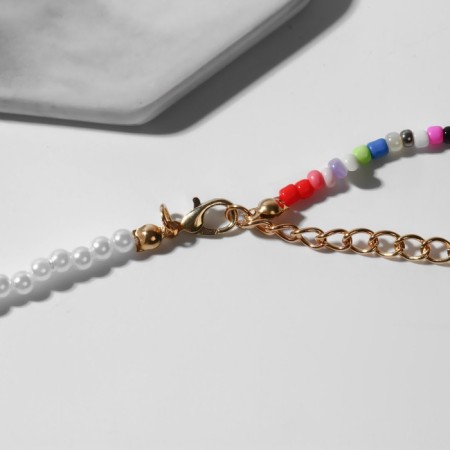 Pendant "leopard" beads, color, 48 cm-1