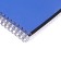 Notebook on the crest, Monotone, A4, 80 sheets in the cage, cover coated cardboard, offset block, blue