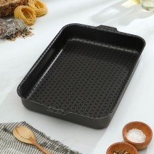 Bad “Russian cuisine Lenon”, 27 × 35 cm, h = 6 cm, anti -stick coating, silver color