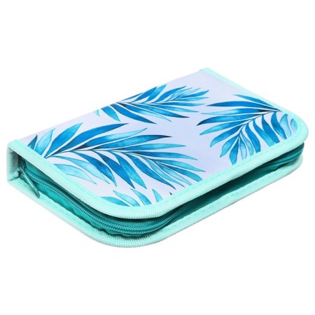 Penal 1 section, 130 x 210 x 40 mm, 2 folding strips, fabric, calligrata top, Content "Tropics"-2
