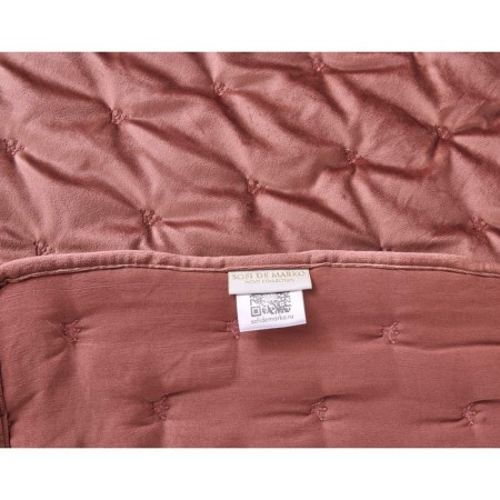 Kit: bedspread, pillowcase, size 240x260 cm, 50x70 cm - 2 pcs, color of Marsala-2