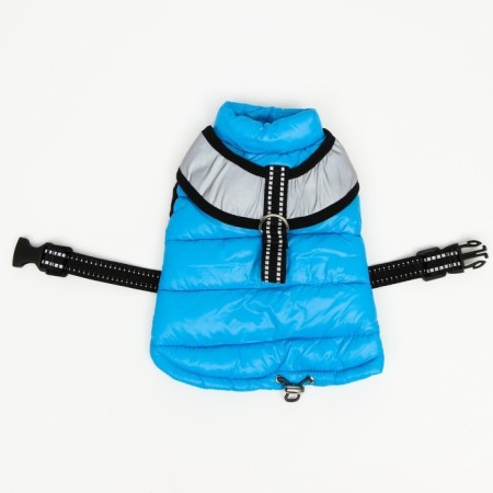 Jacket for dogs with a reflective harness, size 14 (DS 32, OG 42, Osh 31), Blue-9
