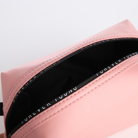 Lightning cosmetic bag, pink color-2