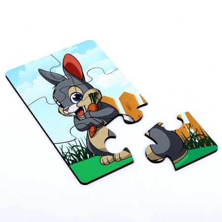 Set of puzzles "Forest Beasts", 3 puzzles, 6 parts-2