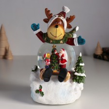 Souvenir Polystone Water Ballion Music, Light 