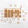 Game set of puzzles 2 in 1 "Fifteen + stroke Noliki"