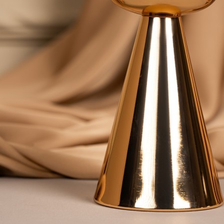 Summary Metal for 1 candle "Hyacinth", color gold 8 x 8 x 19 cm-11