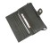 Wallet, magnet, 18 pockets, 1 department for trifles, n/k black fleet