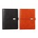 Organizer on the rings, A5 format, 90 sheets, line, with a knife, cover of the leather mix