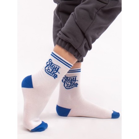 Teenage socks, size 24, white color-1