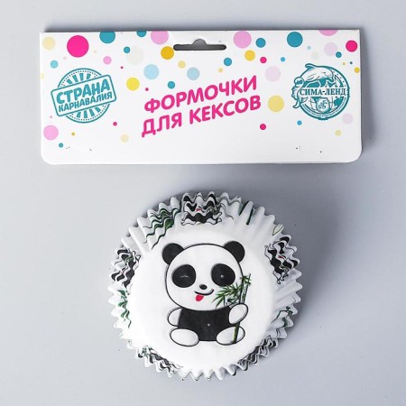 Panda tartlets, set 24 pcs., Types mix-1