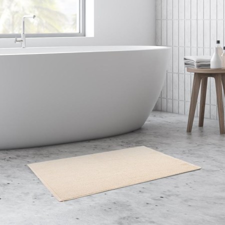 Terry mat "Ethel" Organic Beige 50x70 cm, 100% HL, 550g/m2