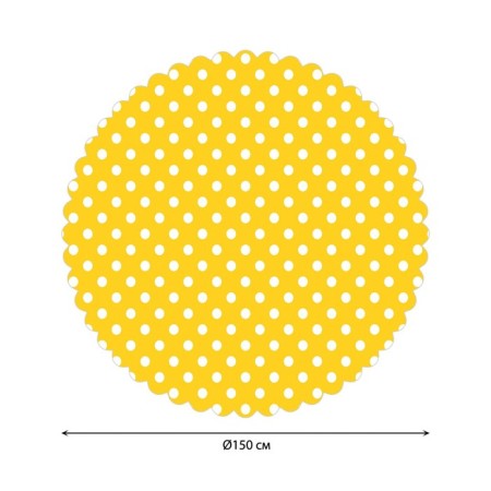 The tablecloth “Summer circles”, round, Saten, d = 150 cm-1