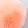 Pompons 7 cm rabbit (peach)