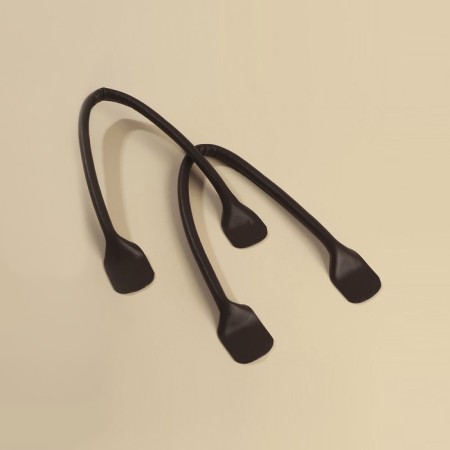 Handles for bag, pair, 44 ± 1 × 1 cm, brown color-1