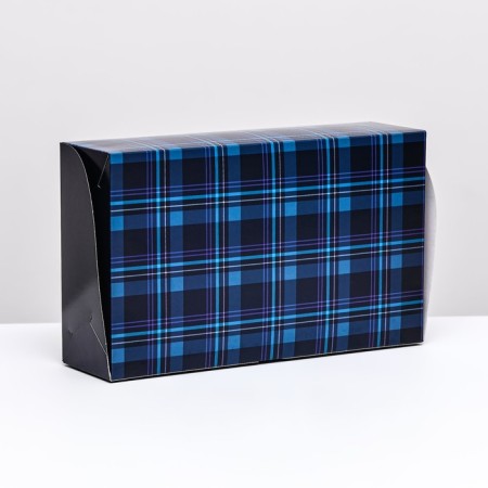 Folding box with a window for a marshmallow "best man", 25 x 15 x 7 cm-2