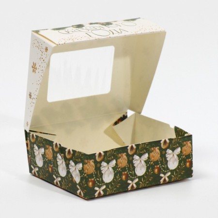 Folding box "New Year's chic", 10 x 8 x 3.5 cm, New Year-3
