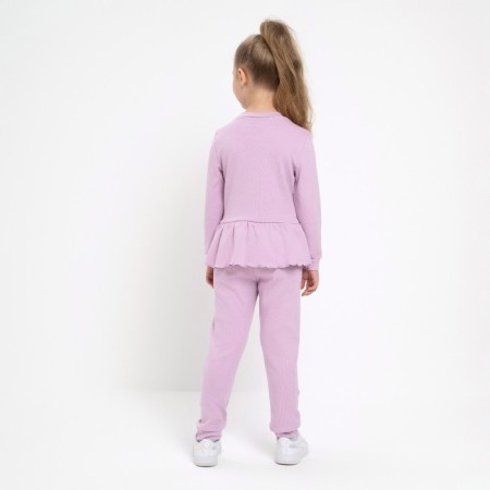 Kids (jumper, trousers) minku, lilac color, height 110 cm-2