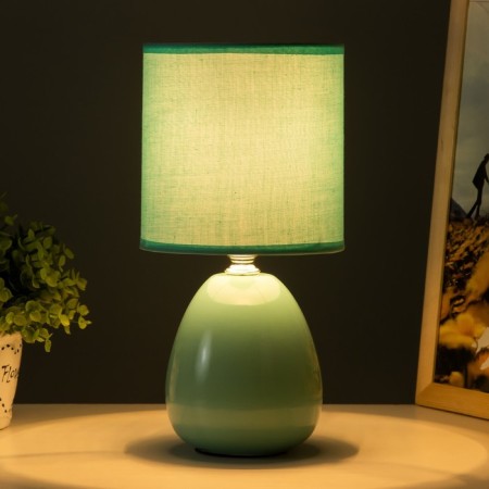 Table lamp 48472/1GN E14 40W green 12.5x12.5x27 cm Risalux-1