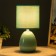 Table lamp 48472/1GN E14 40W green 12.5x12.5x27 cm Risalux