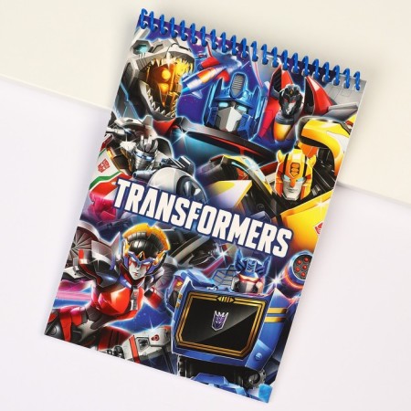 Notepad A5, on the crest, 40 sheets, transformers-2