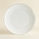 Sl Home “Cascon” plates, d = 27 cm, set 2 pcs, bone porcelain, white