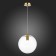 STL LUCE Sus. SL1056.223.01. Noor. 1x60 W, E27, 30x30x160 cm, gold color