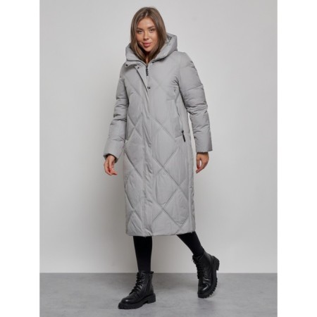 Coat insulated winter female, size 42, color gray-2